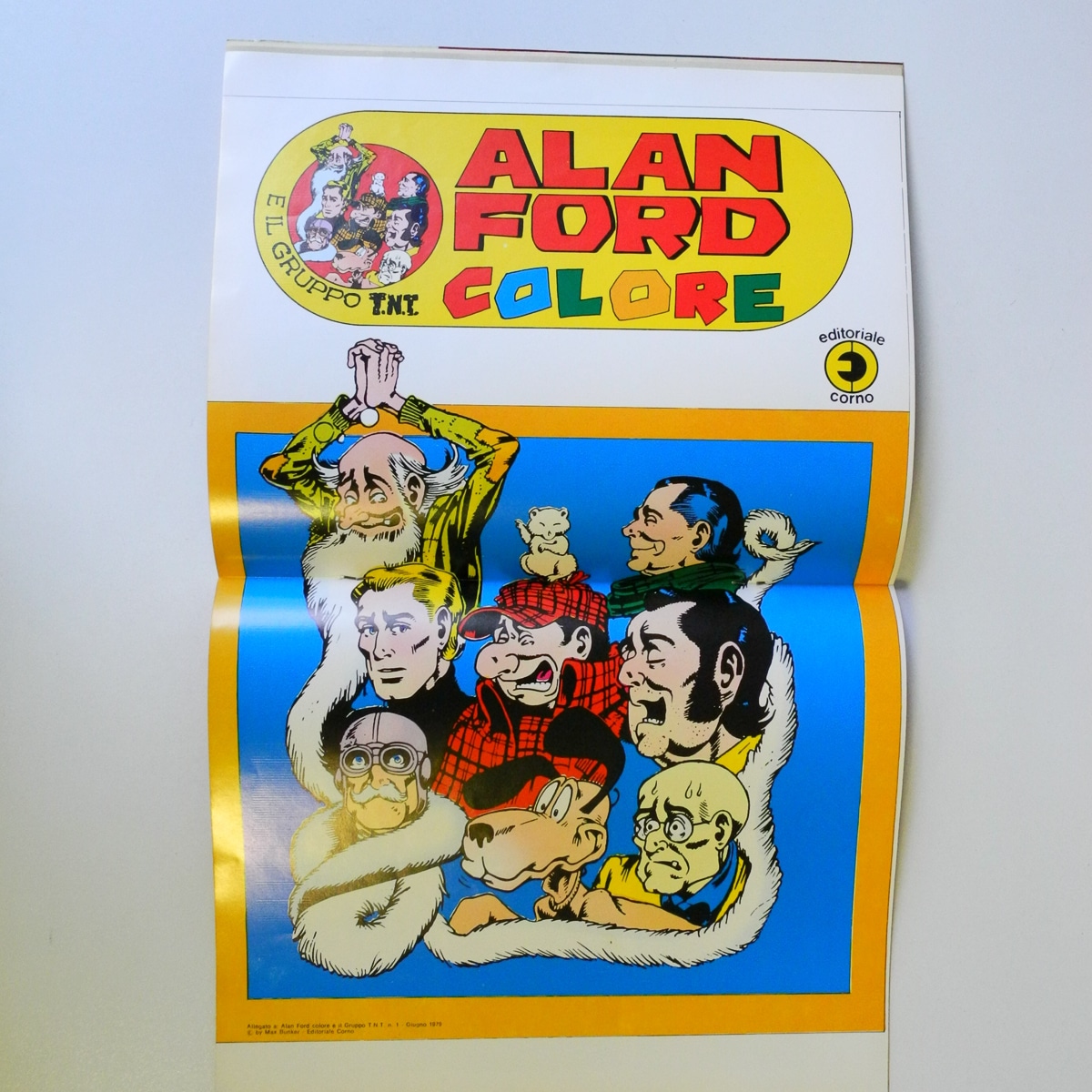 Alan Ford Colore n. 1 con Poster-2 Il Gruppo T.N.T.