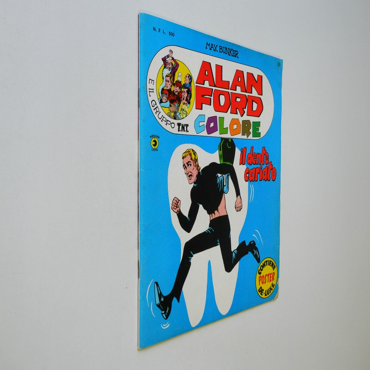 Alan Ford Colore n. 2 con Poster Il dente cariato