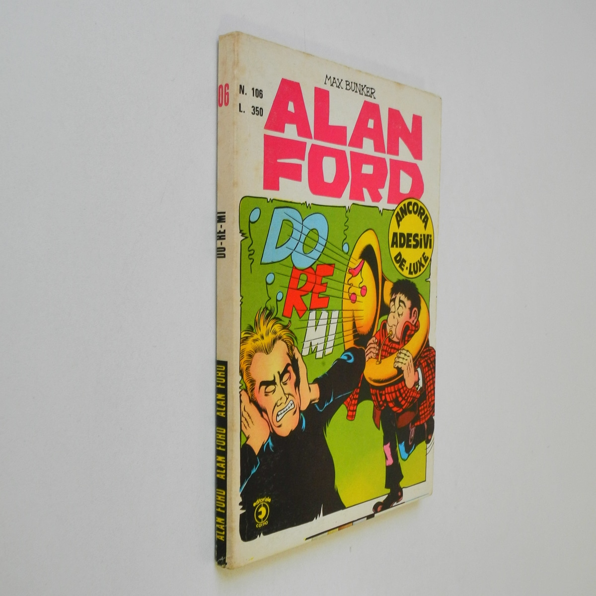 Alan Ford n. 106 con Adesivi Do-re-mi