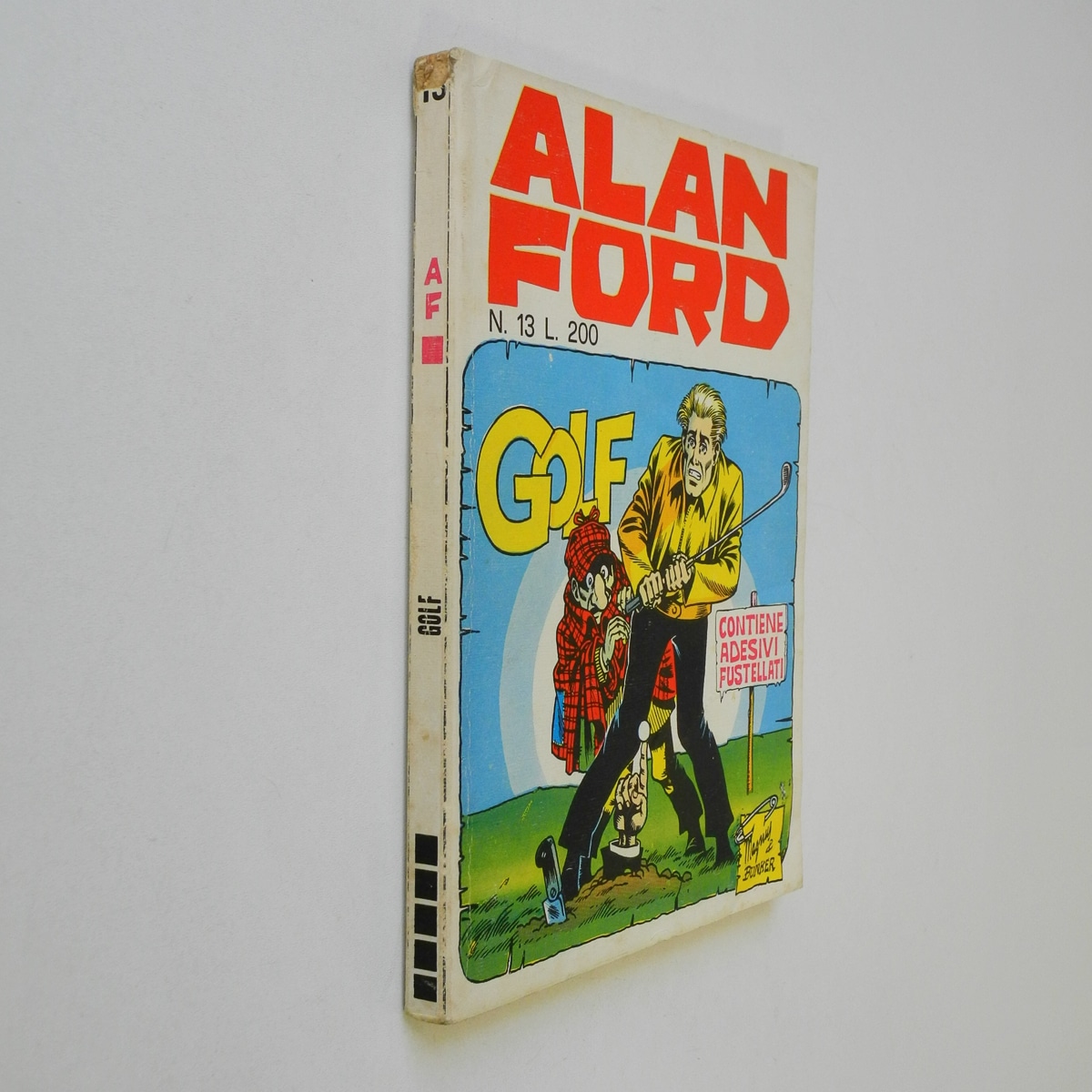 Alan Ford n. 13 con Adesivi Golf