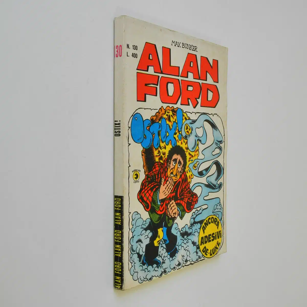 Alan Ford n. 130 con Adesivi Ostix