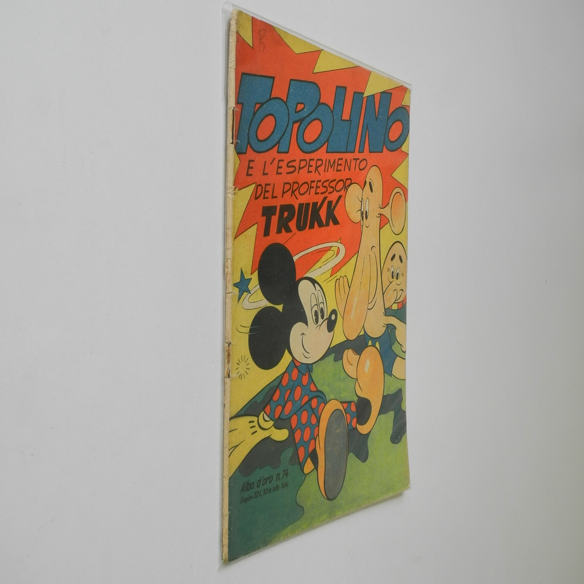 Albo d’Oro Prima Serie n. 74 Topolino e l’esperimento del professor Trukk