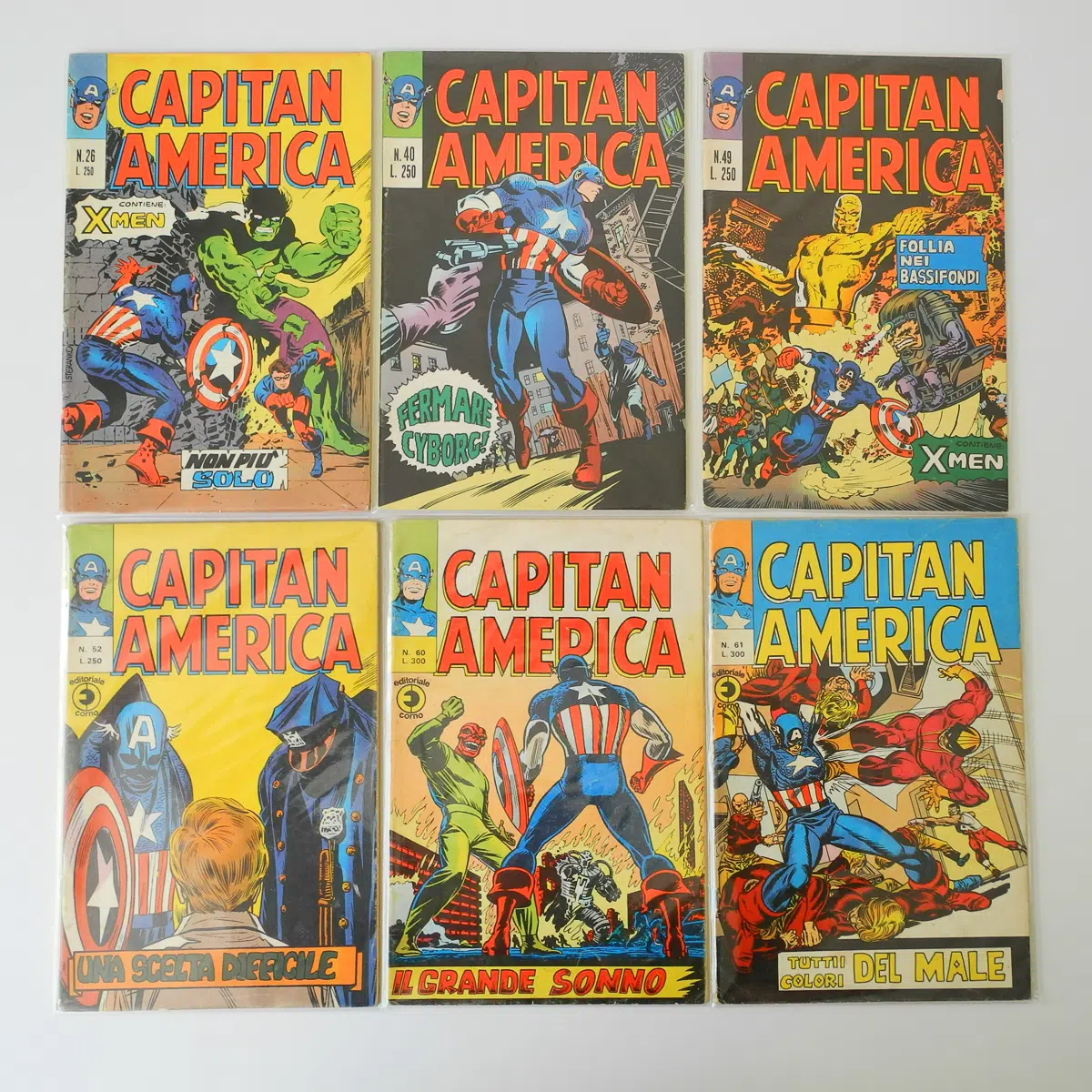 Capitan America editoriale Corno sfusi