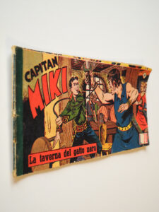 Striscia del Capitan Miki Prima Serie n. 38 Dardo del 1952 La taverna del gatto nero
