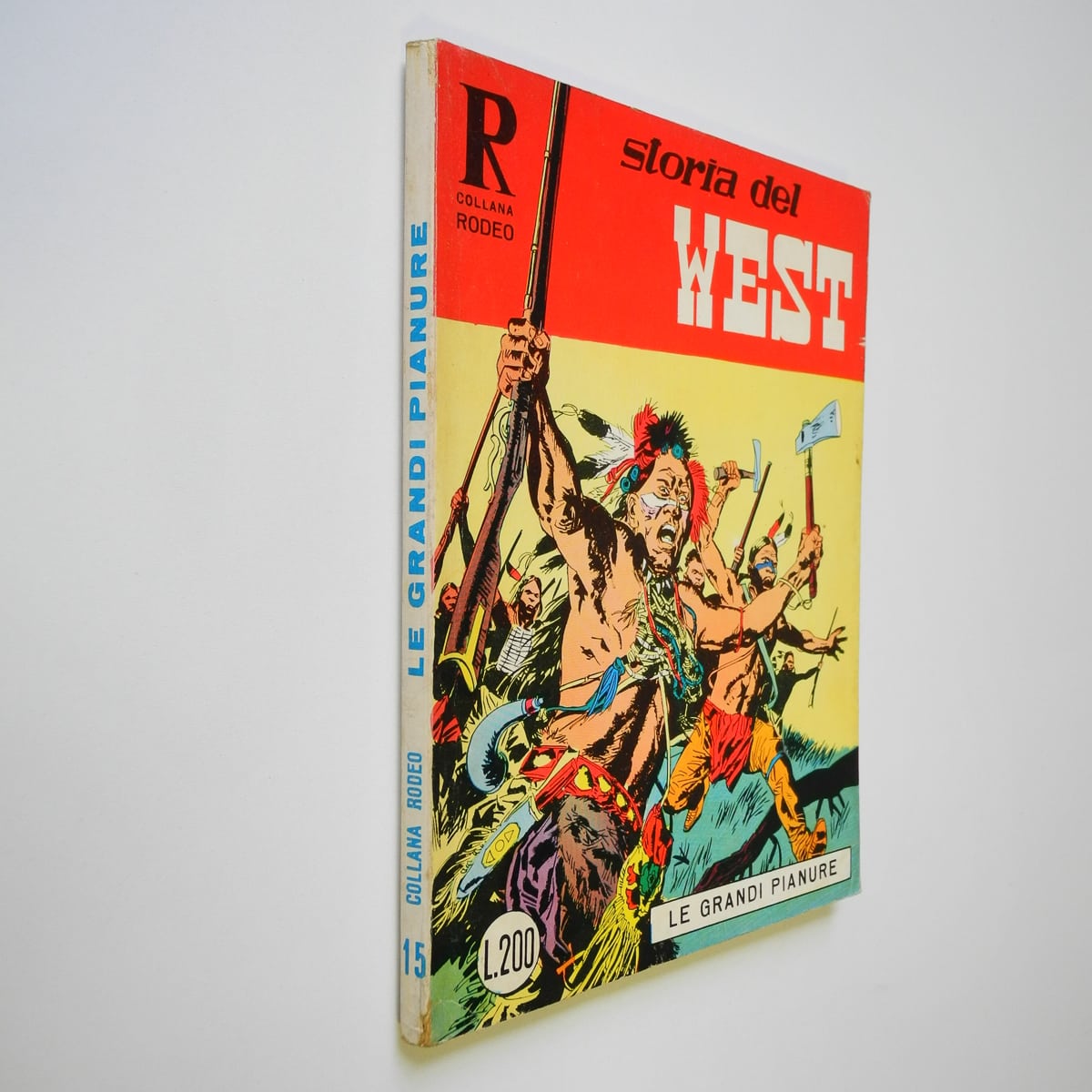 Fumetto Collana Rodeo n. 15 Storia del West originale Araldo 1968