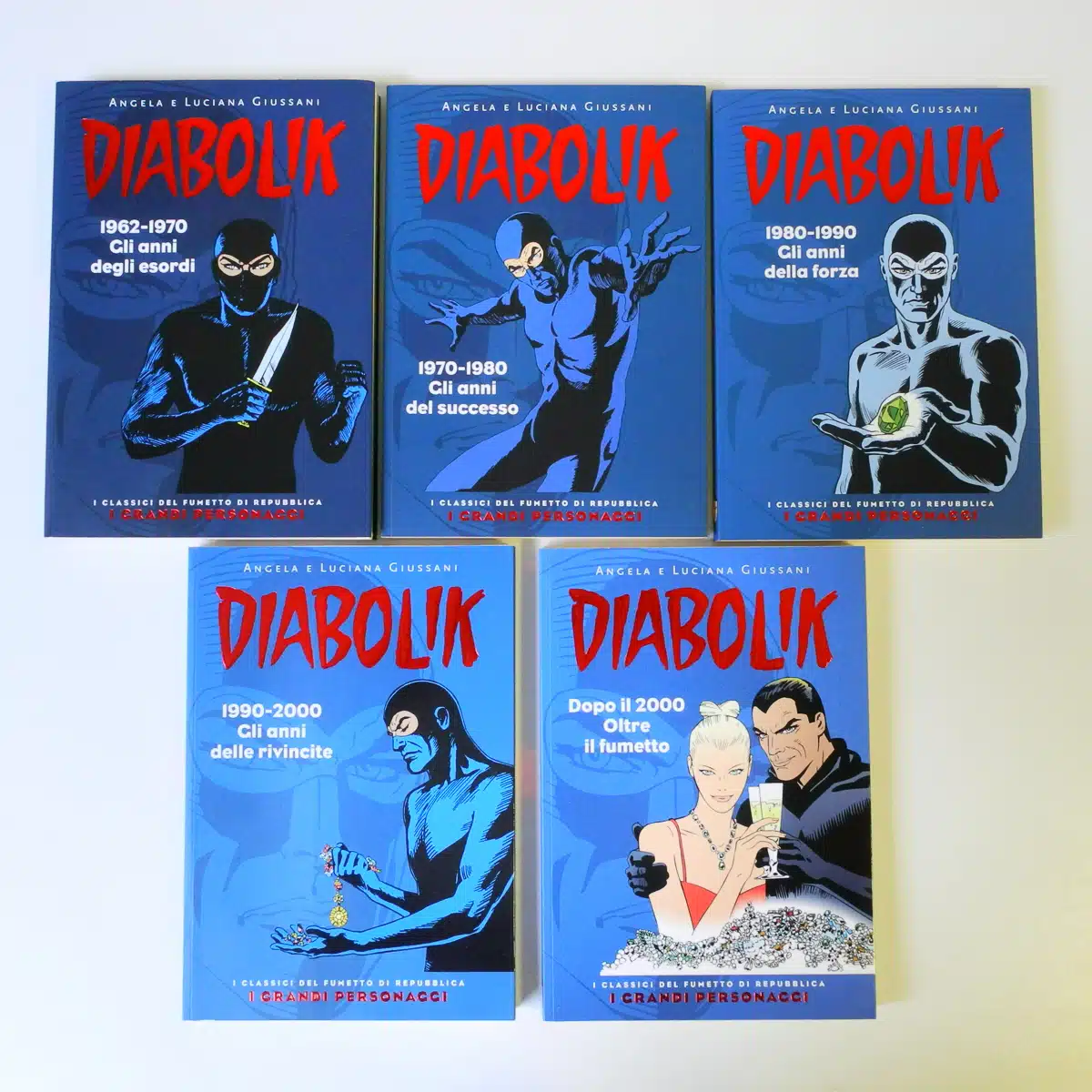 Diabolik I Grandi Personaggi Serie Completa n. 1-5