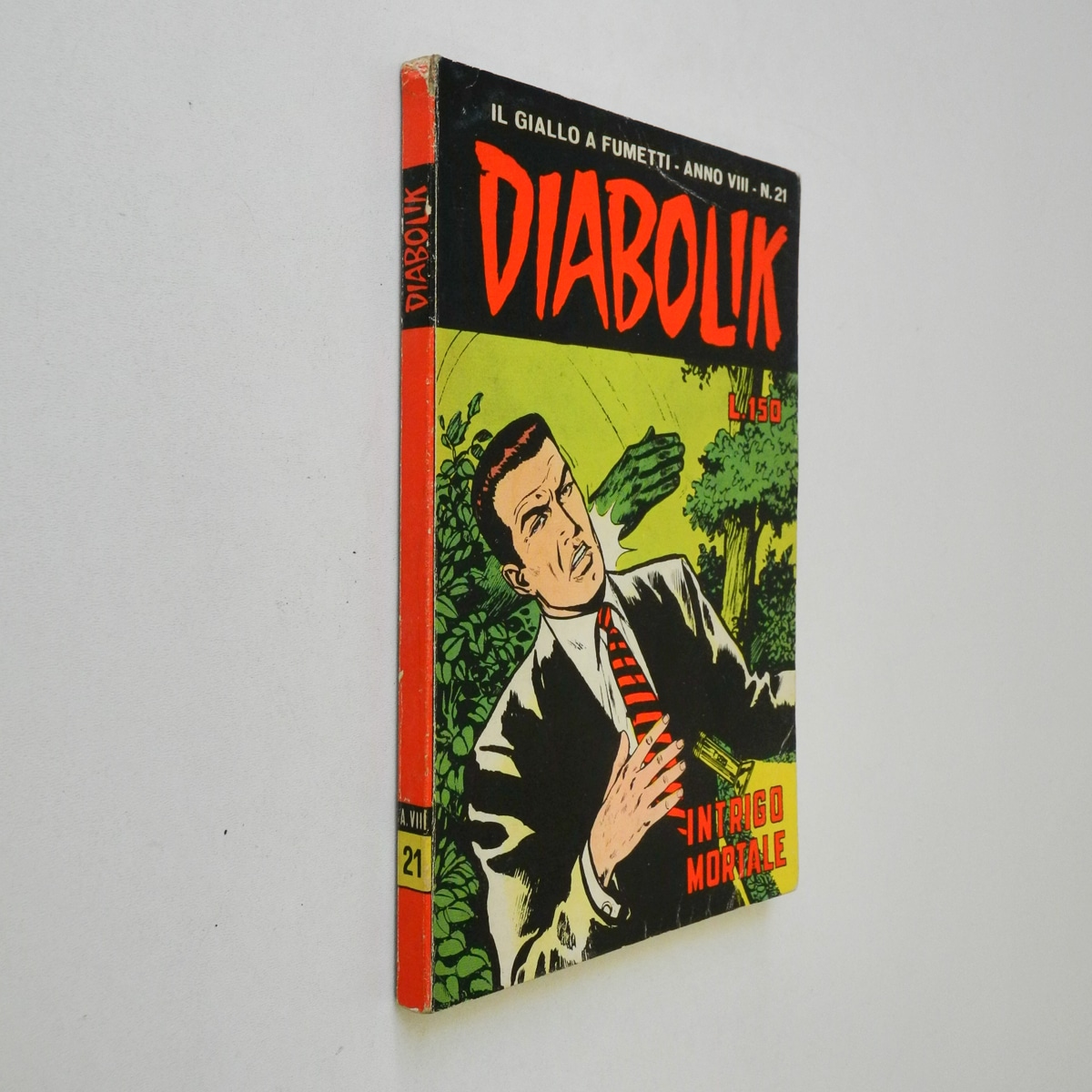 Diabolik anno VIII n. 21 Intrigo mortale