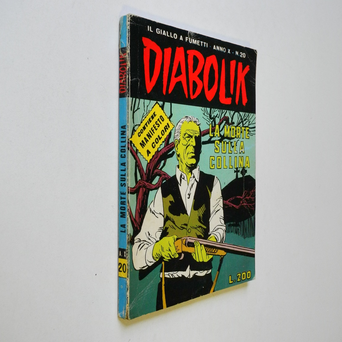 Diabolik anno X n. 20 La morte sulla collina