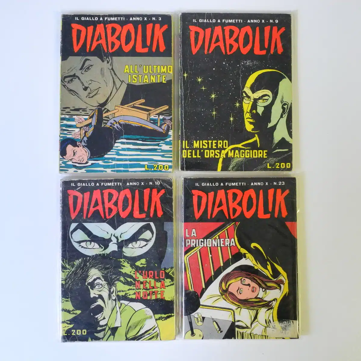 Diabolik anno X n. 3 – 9 – 10 – 23