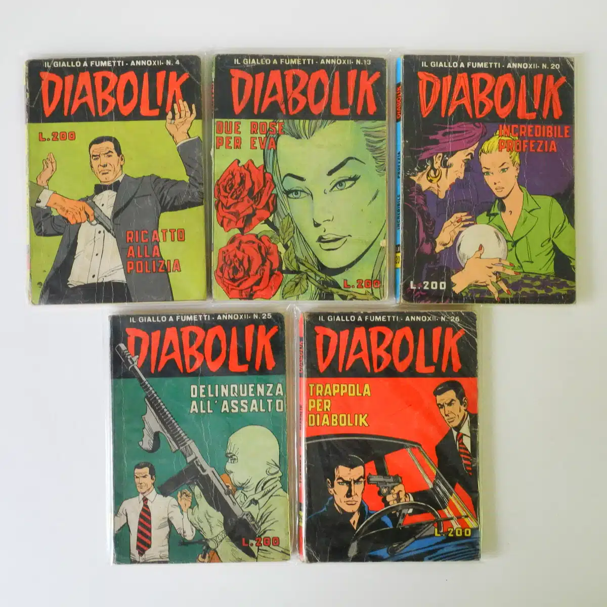 Diabolik anno XII 1973 sfusi lotto 2