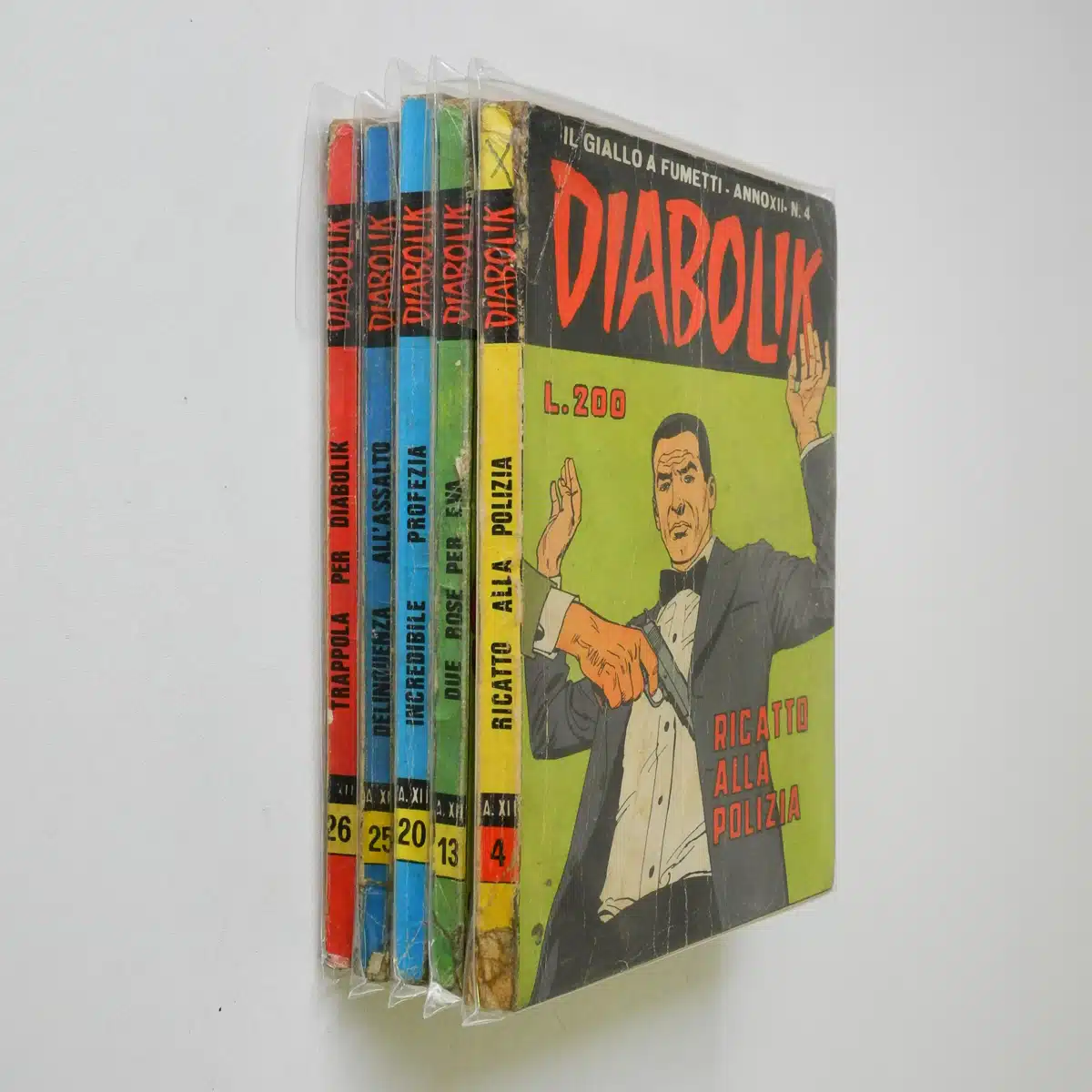Diabolik anno XII 1973 sfusi lotto 2-2