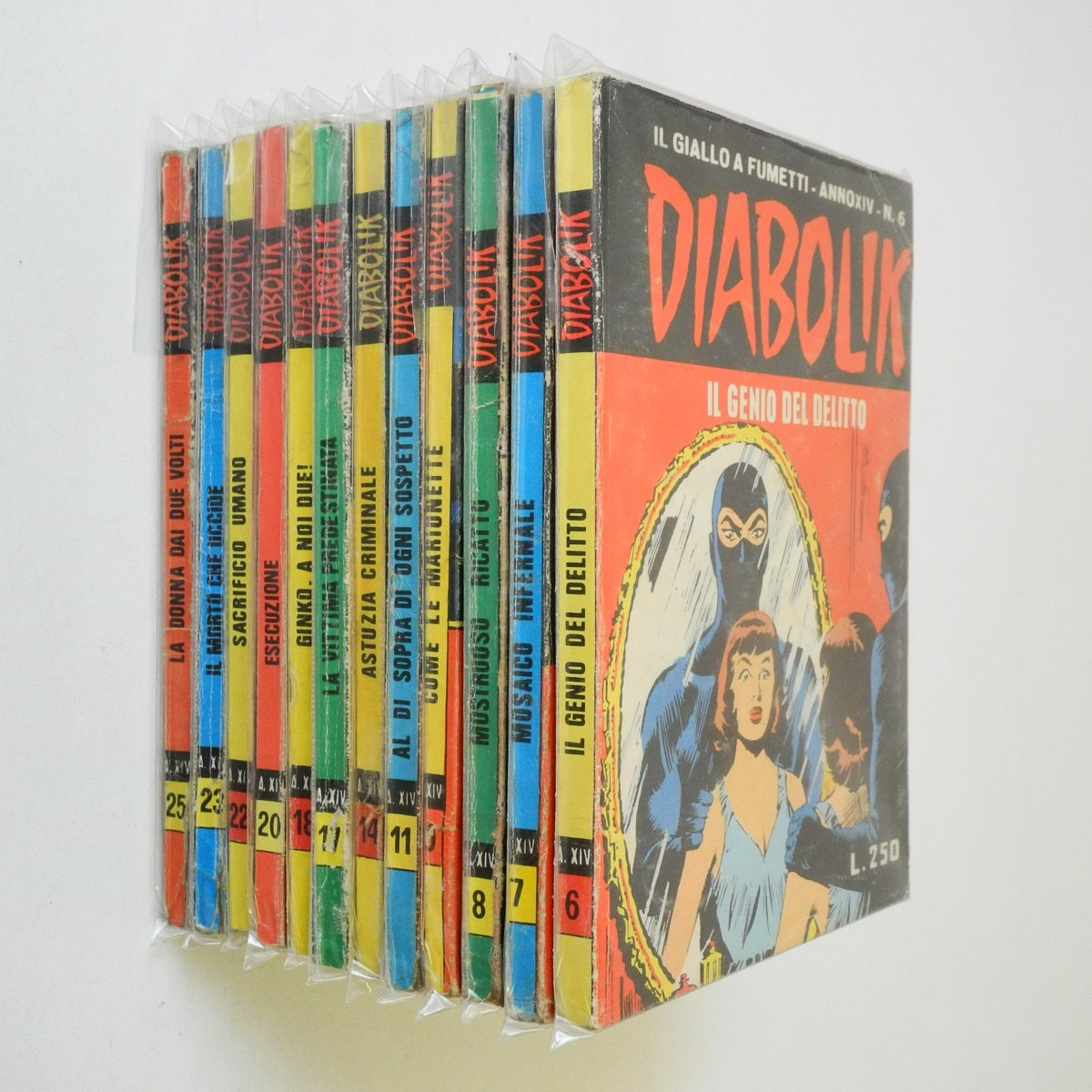 Diabolik anno XIV 1975 sfusi 3