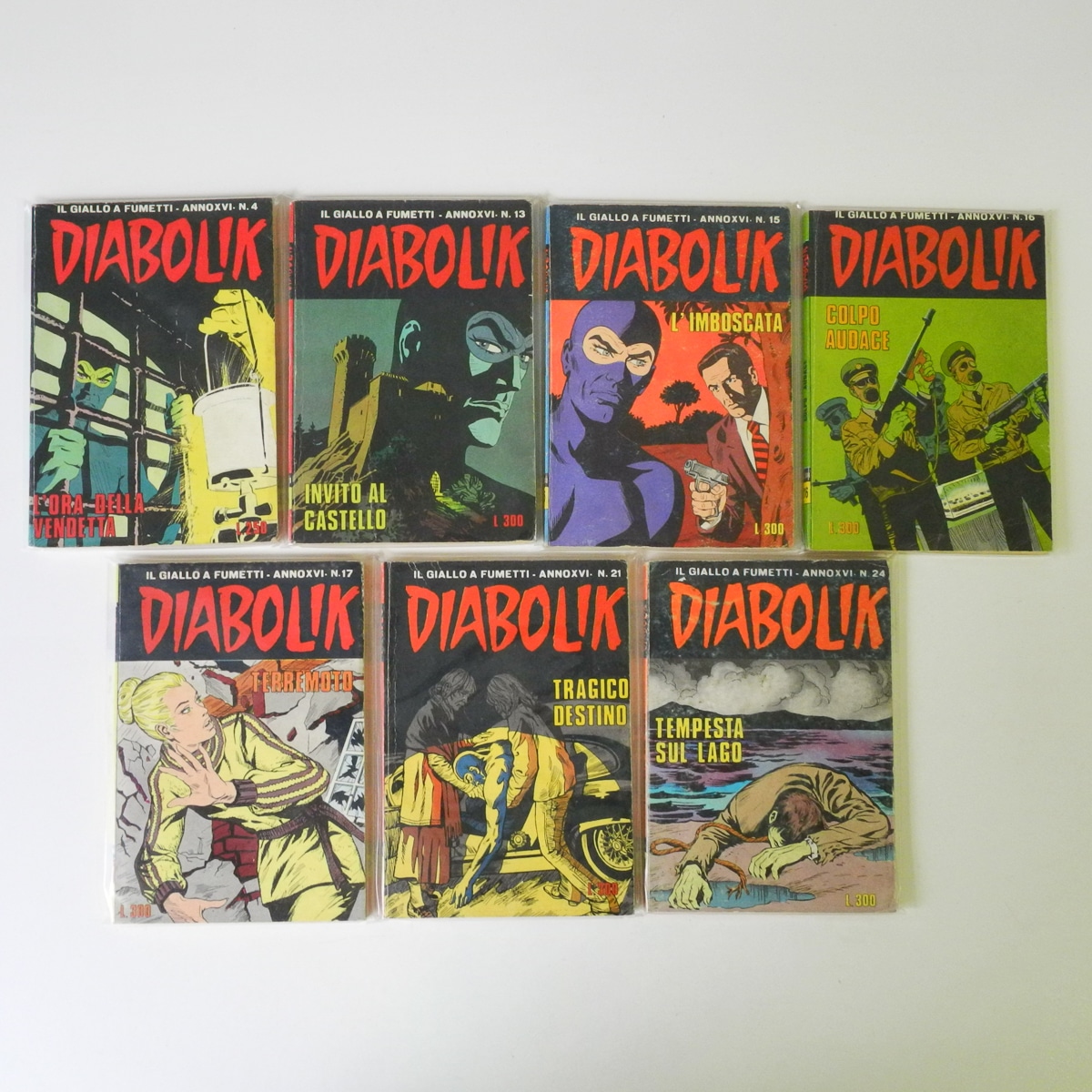 Diabolik anno XVI 1977 sfusi 2