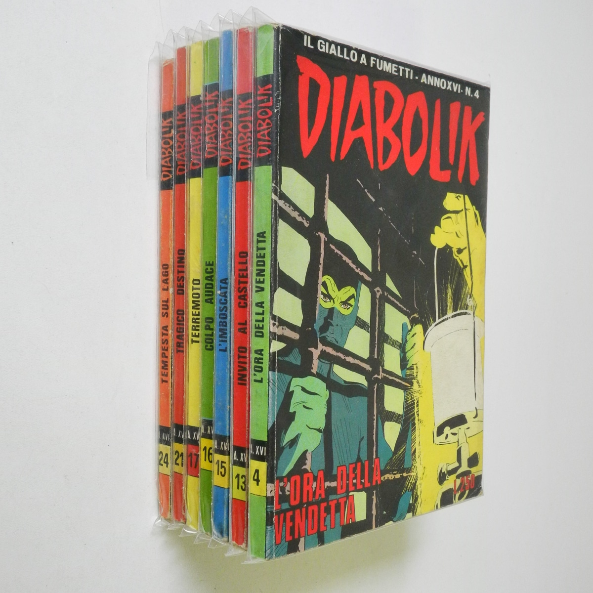 Diabolik anno XVI 1977 sfusi 2-2