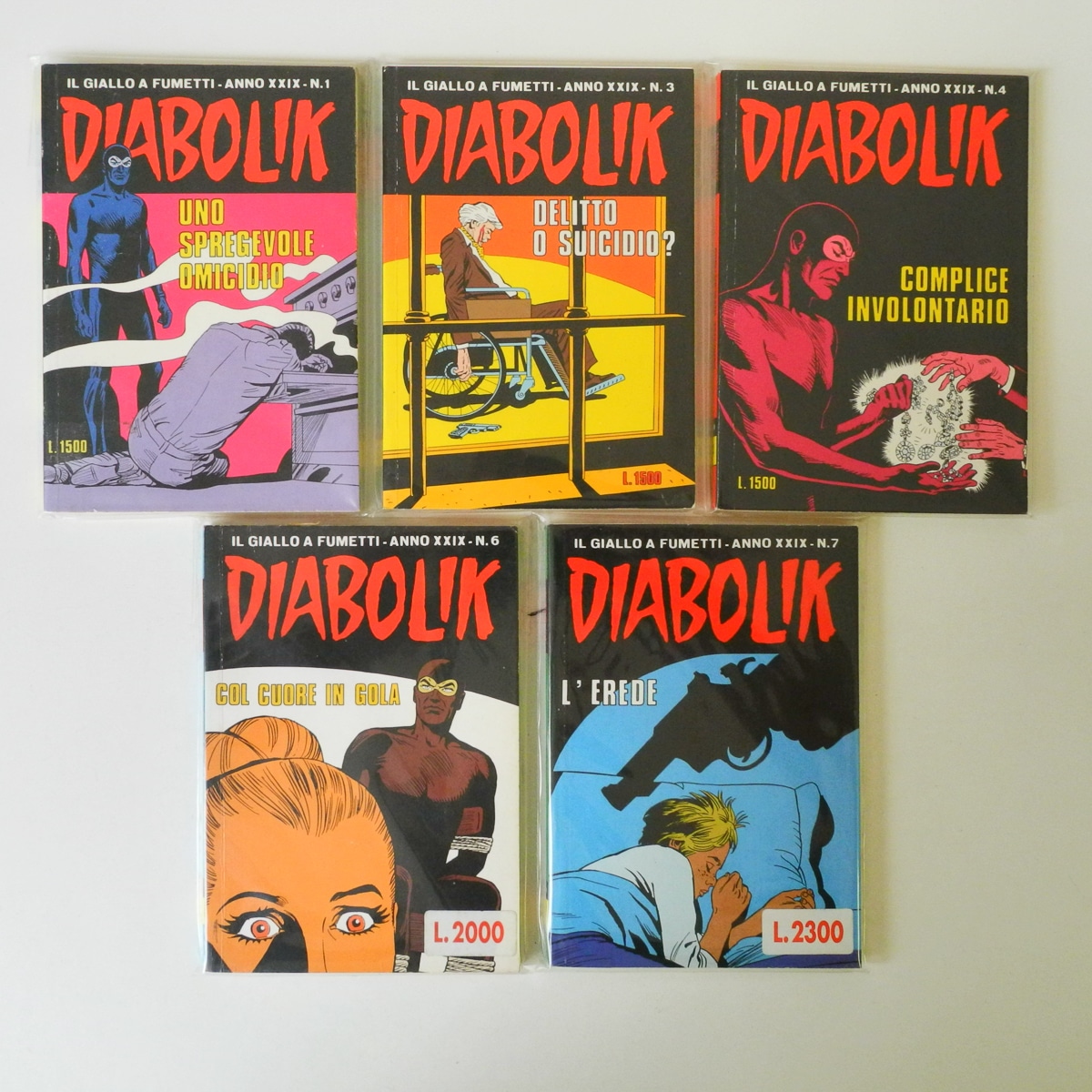 Diabolik anno XXIX 1990 sfusi