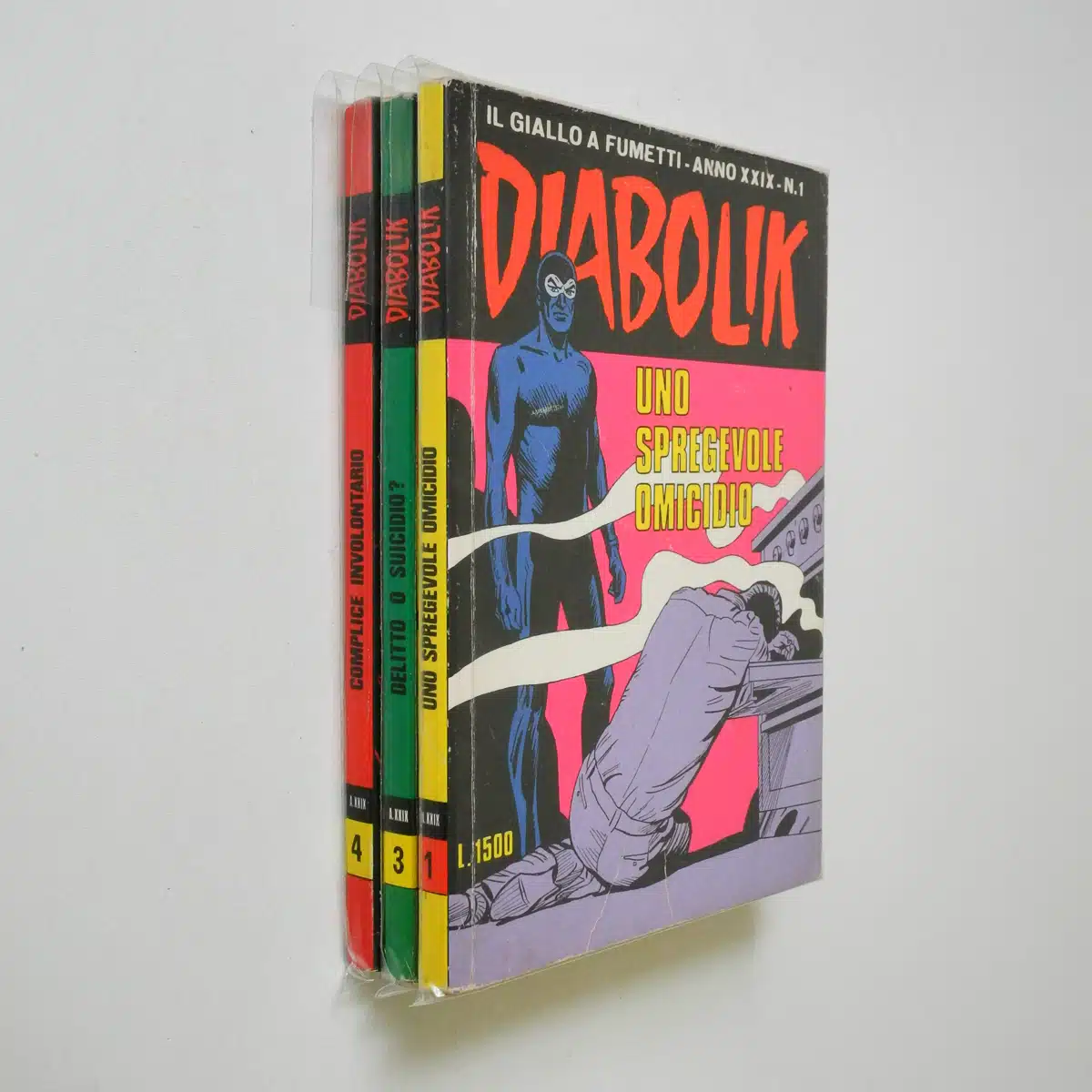 Diabolik anno XXIX n. 1 – 3 – 4-2