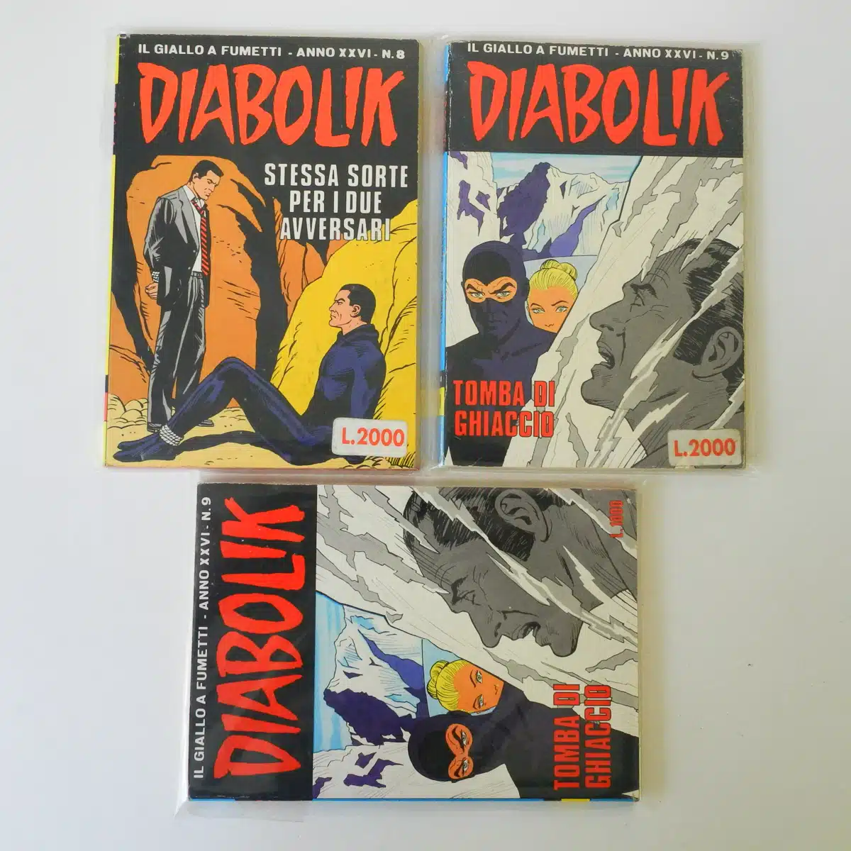 Diabolik anno XXVI n. 8 – 9