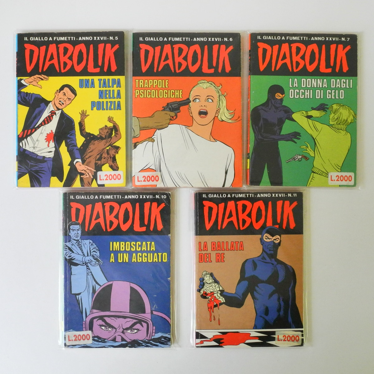 Diabolik anno XXVII 1988 sfusi 2