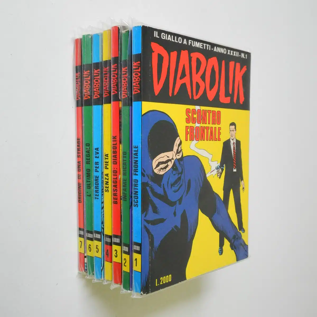 Diabolik anno XXXII 1993 Completo n. 1-7