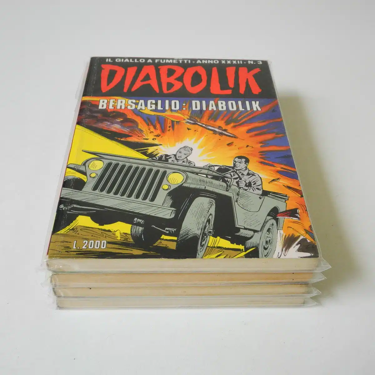 Diabolik anno XXXII n. 3 – 4- 5- 7-2