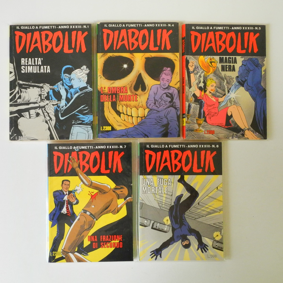 Diabolik anno XXXIII 1994 sfusi 2