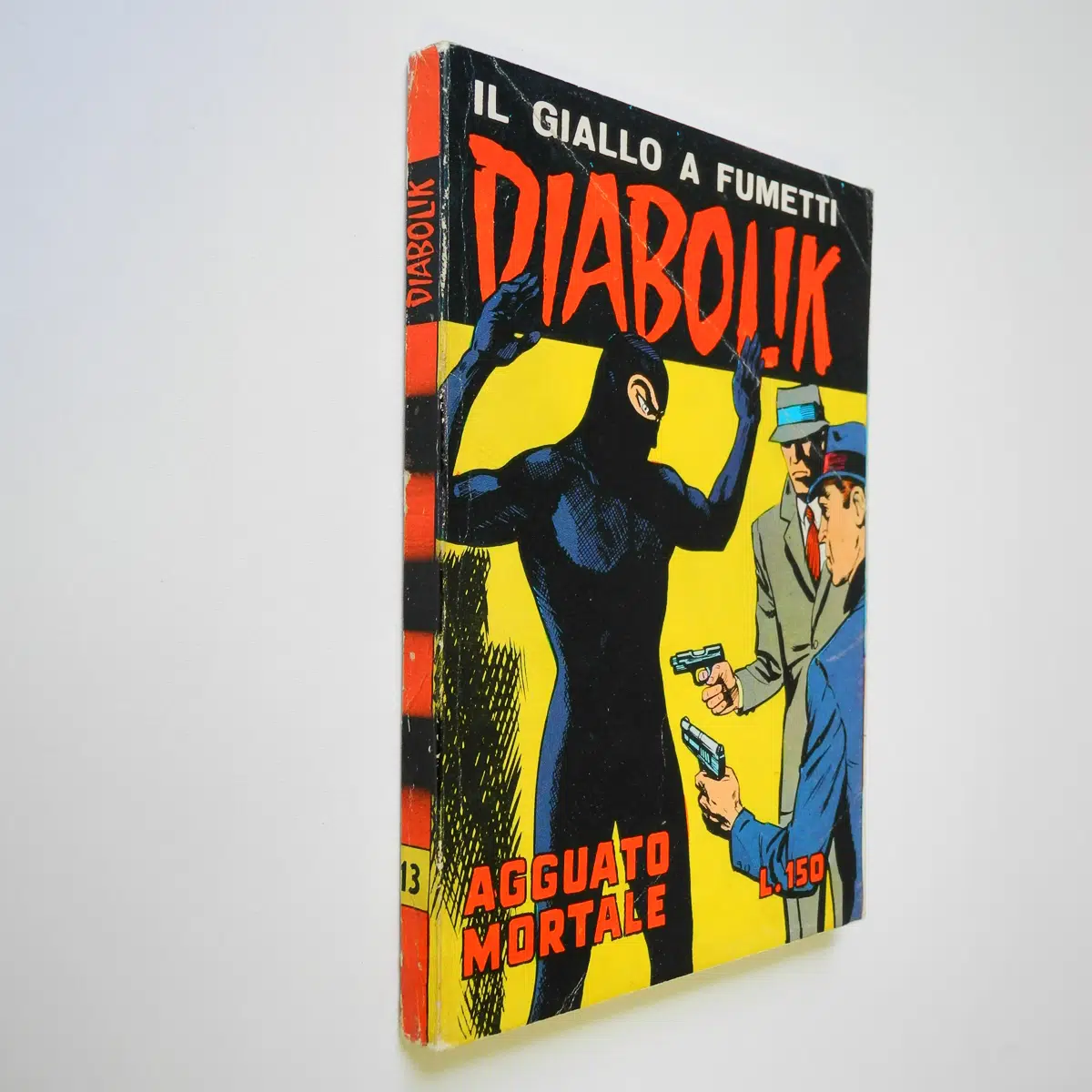Fumetto di Diabolik seconda serie n. 13 originale del 1965