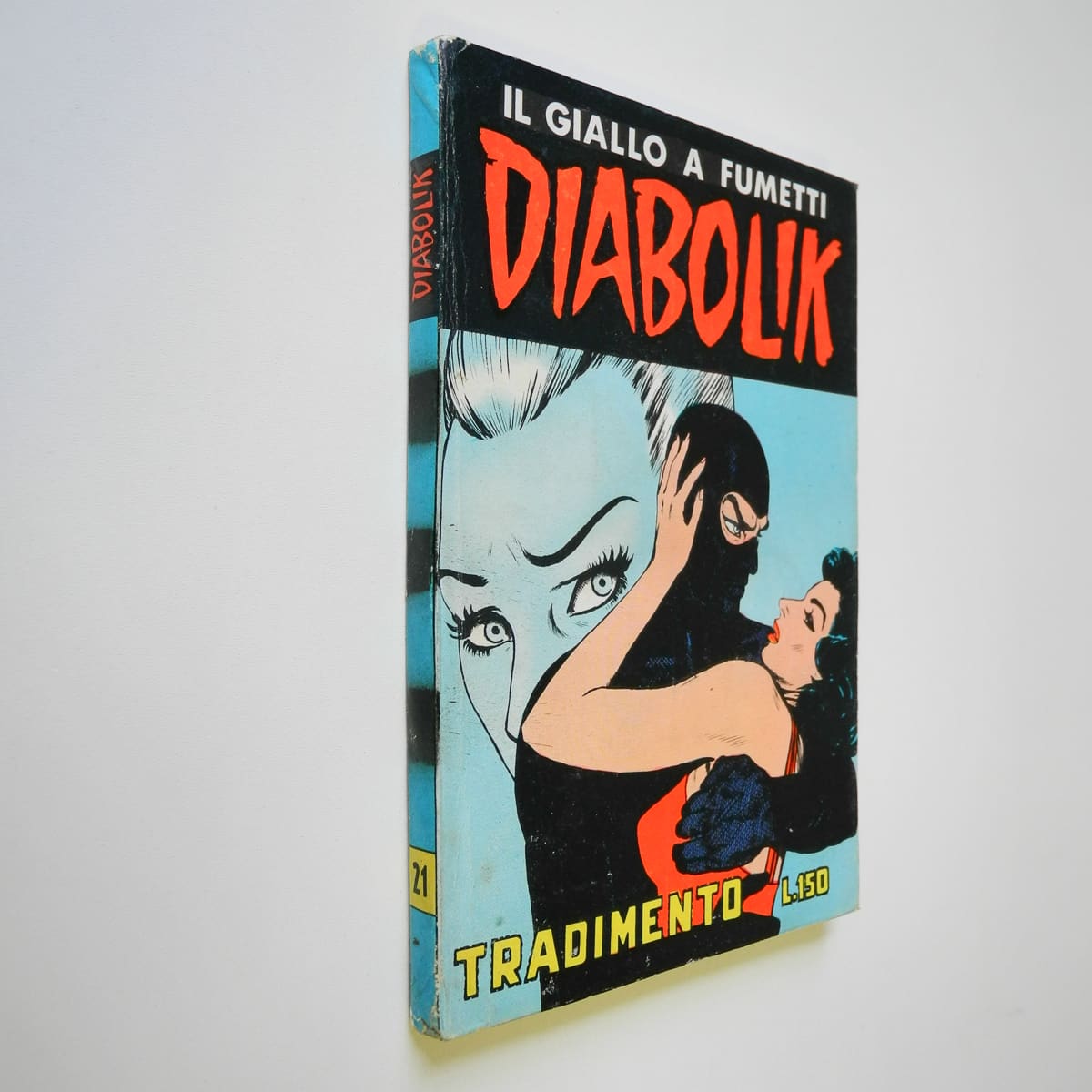 Diabolik seconda serie n. 21 originale Astorina del 1965