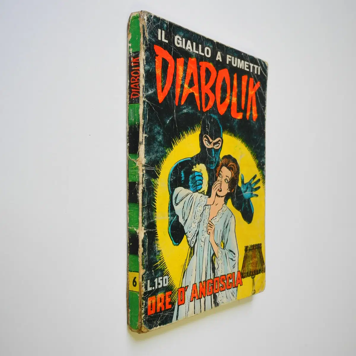 Diabolik seconda serie n. 6 originale Astorina 1965