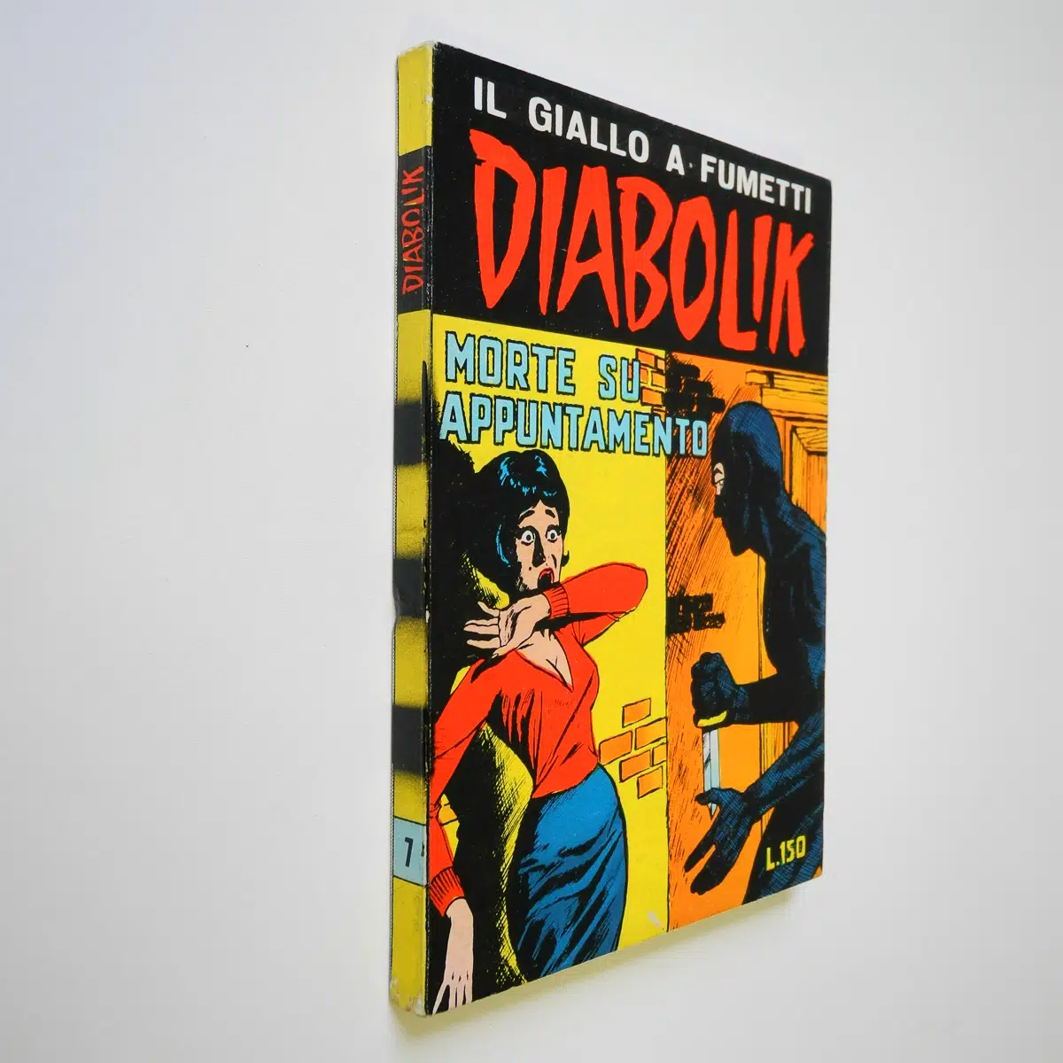 Diabolik seconda serie n. 7 originale 1965