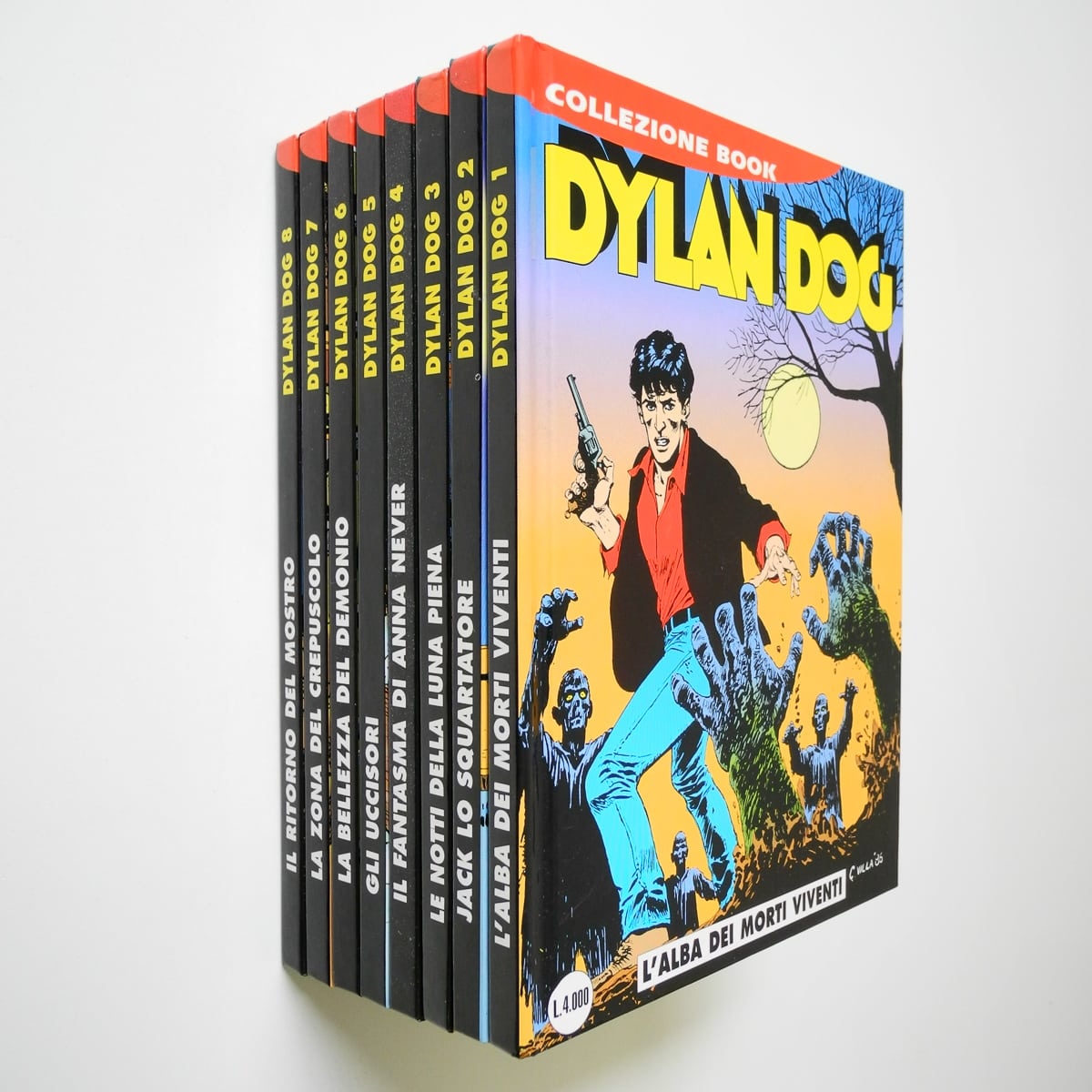 Dylan Dog Collezione Book Sequenza Completa n. 1-8 Bonelli