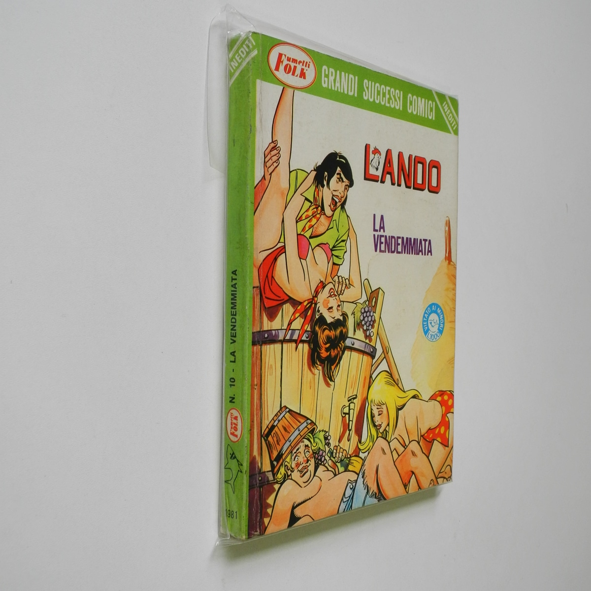 Fumetti Folk n. 10 Edifumetto La vendemmia