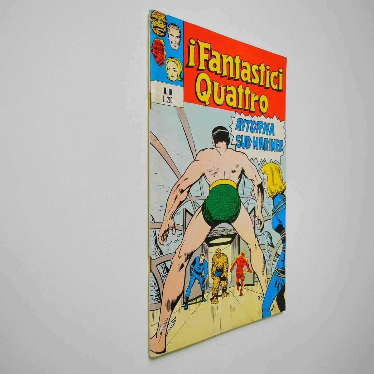 I Fantastici Quattro n. 10 Ritorna Sub Mariner editoriale Corno