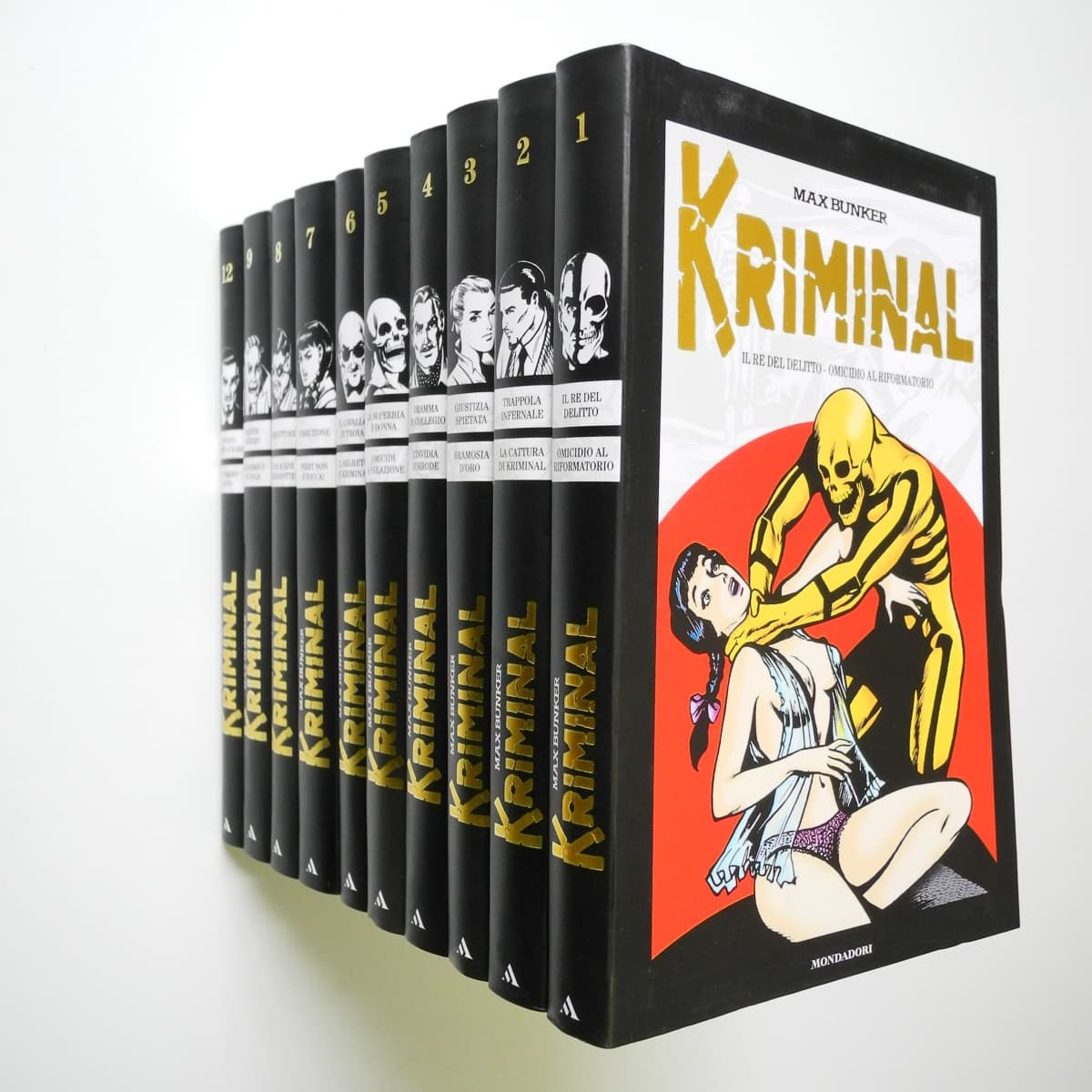 Kriminal Mondadori sequenza completa n. dal 1 al 9