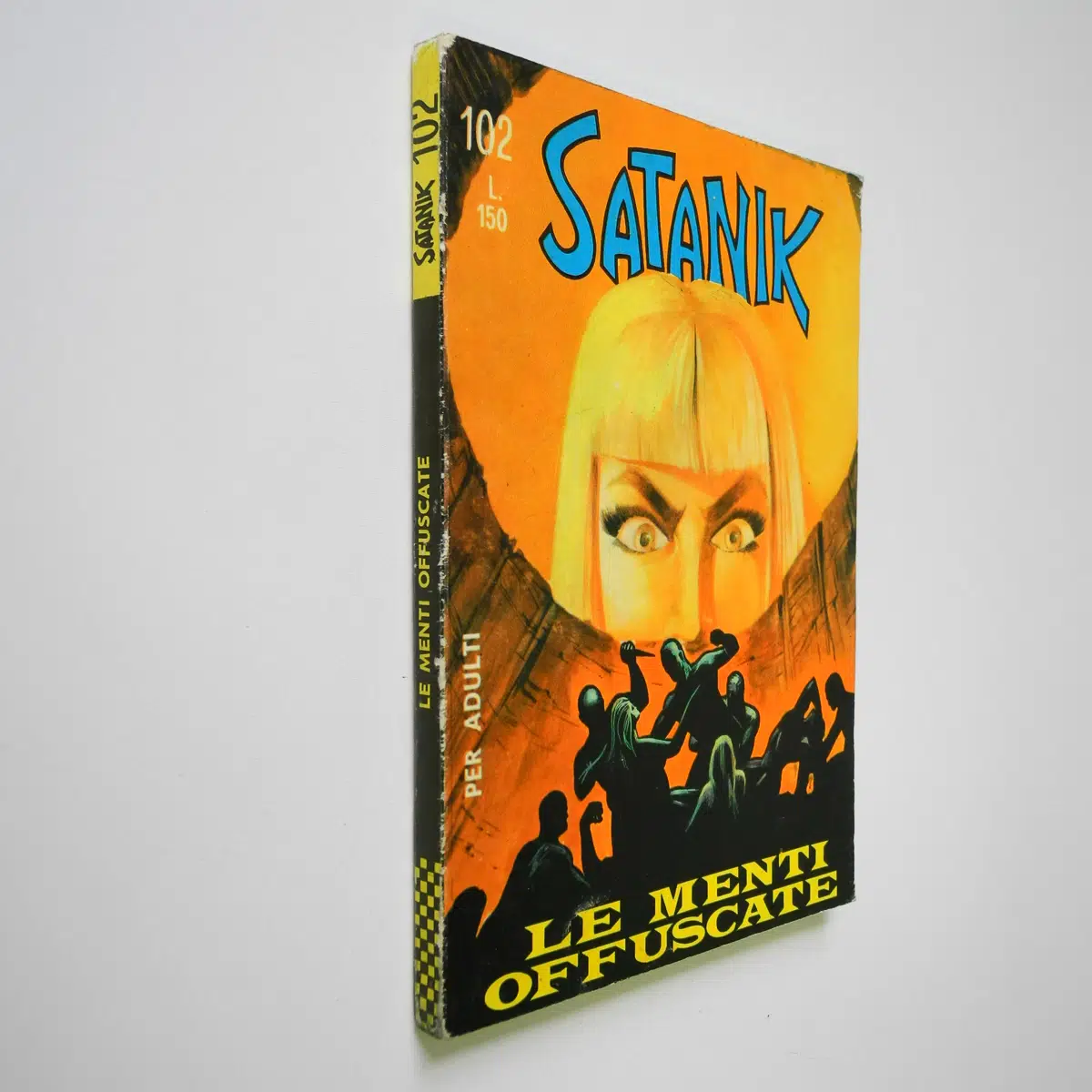 Satanik n. 102 originale del 1968 Corno