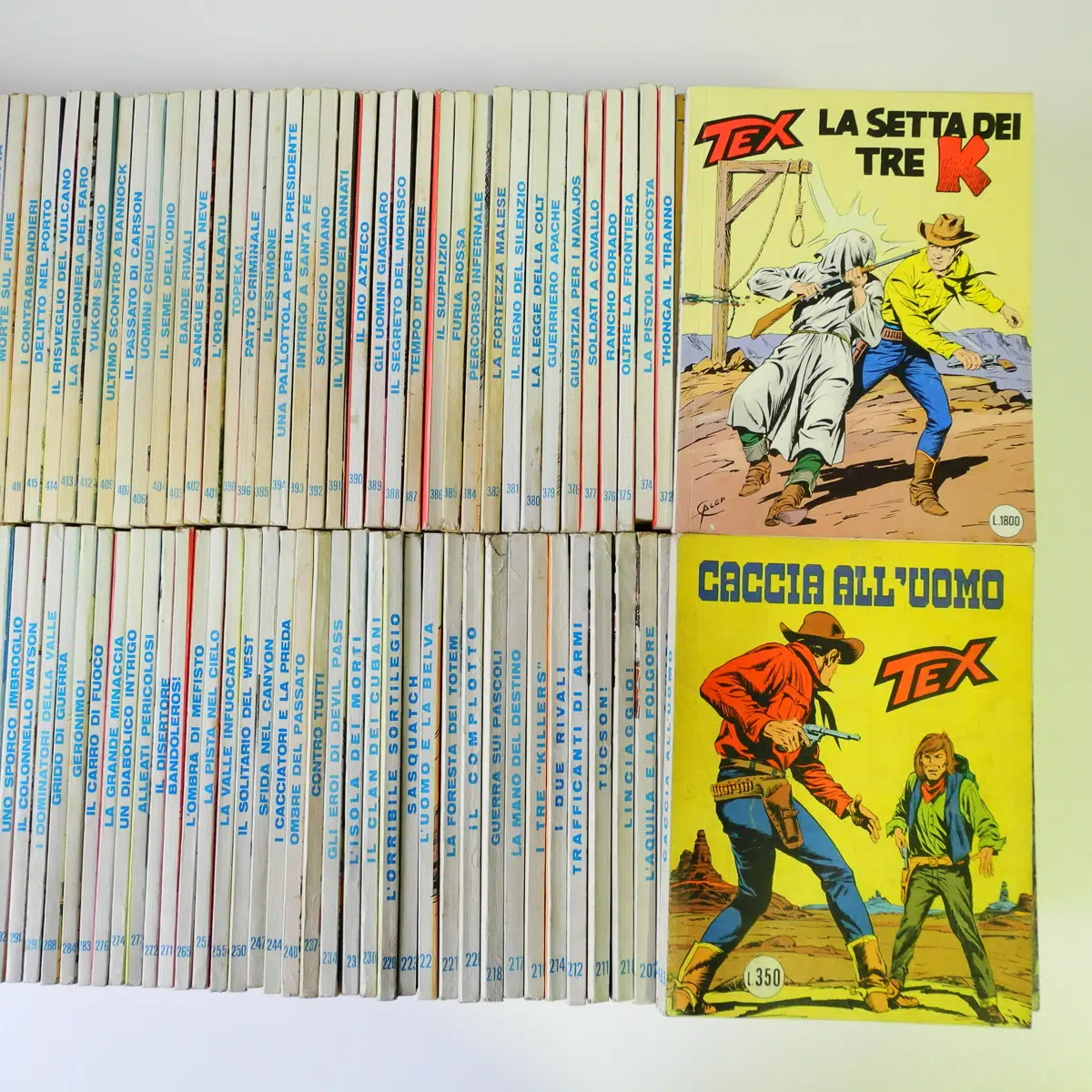 Fumetti di Tex Willer originali lotto Daim Press Bonelli