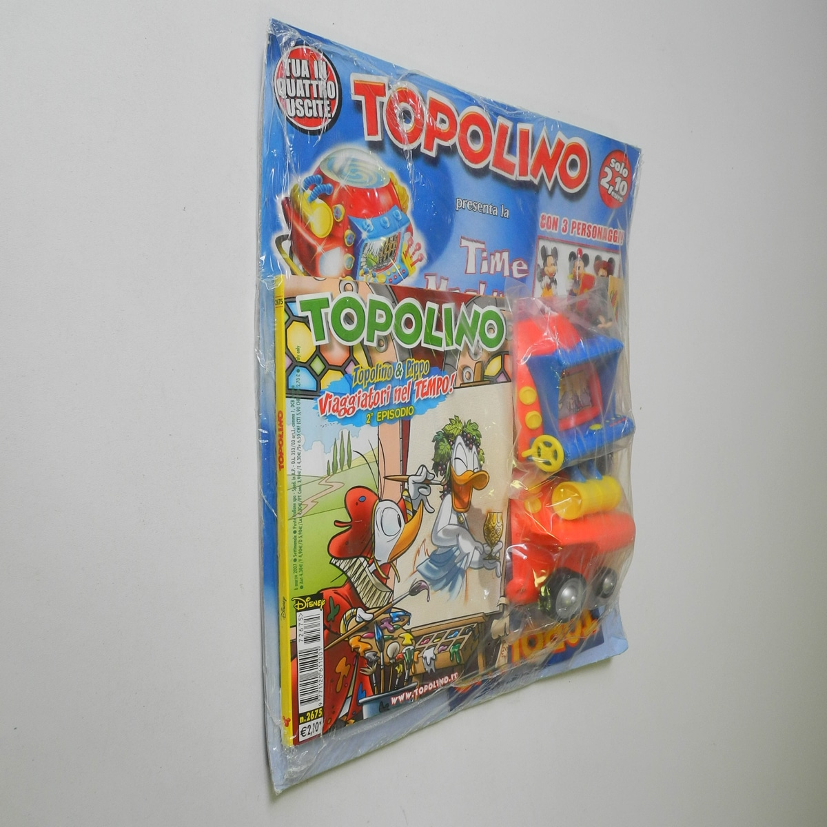 Topolino n. 2675 Blisterato con Time Machine