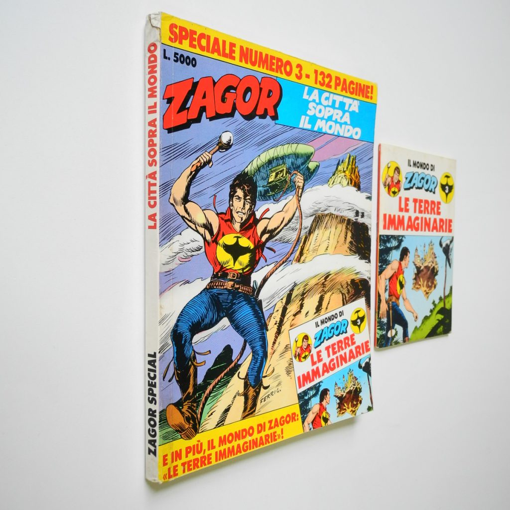 Zagor Speciale 3 con Albetto La città sopra il mondo, albetto: Le terre immaginarie